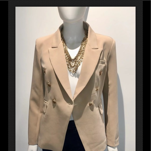 BALMAIN STYLE BLACK BLAZER, 3 SIZES - Picture 3 of 6